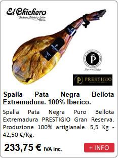 Spalla Iberica Pata Negra Extremadura