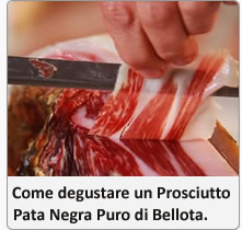 Come degustare un prosciutto pata negra puro bellota